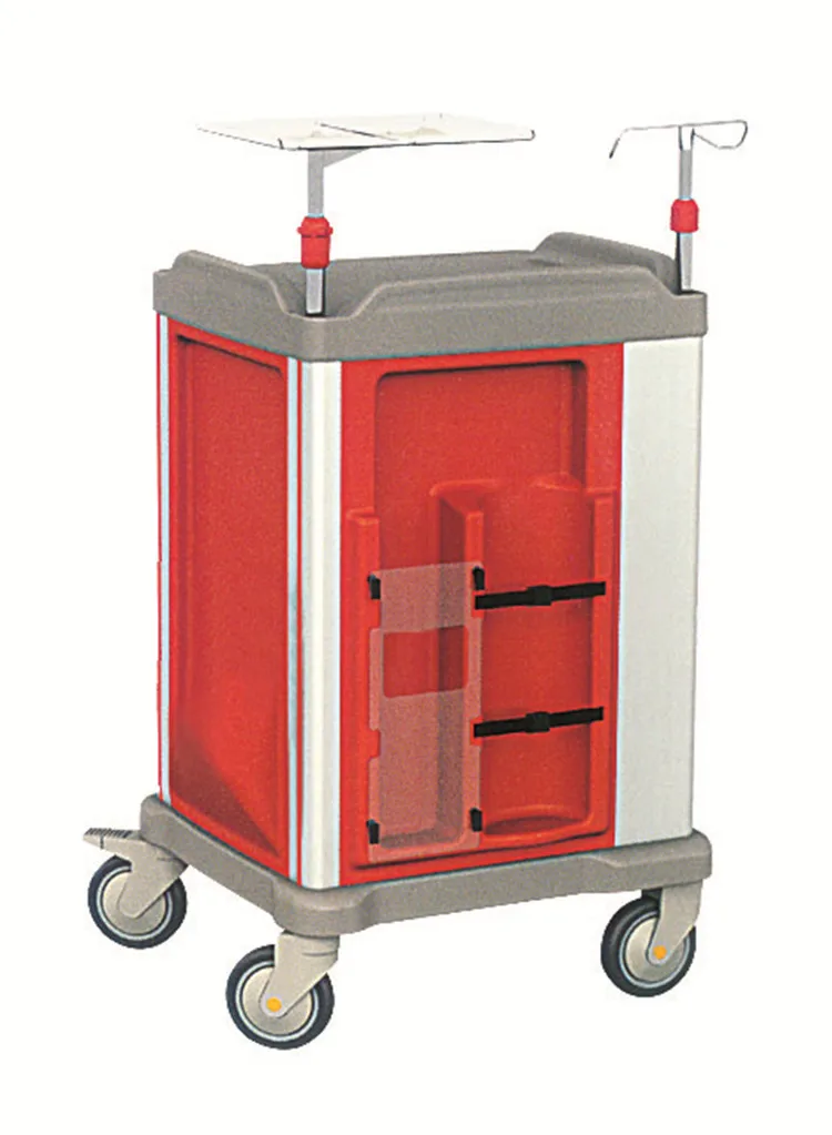 Best sales medical equipment hospital furniture emergency trolley crash cart for surgery room