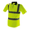 Hi-vis Safety Cotton polo segmental heat transfer reflective work wear T-shirt