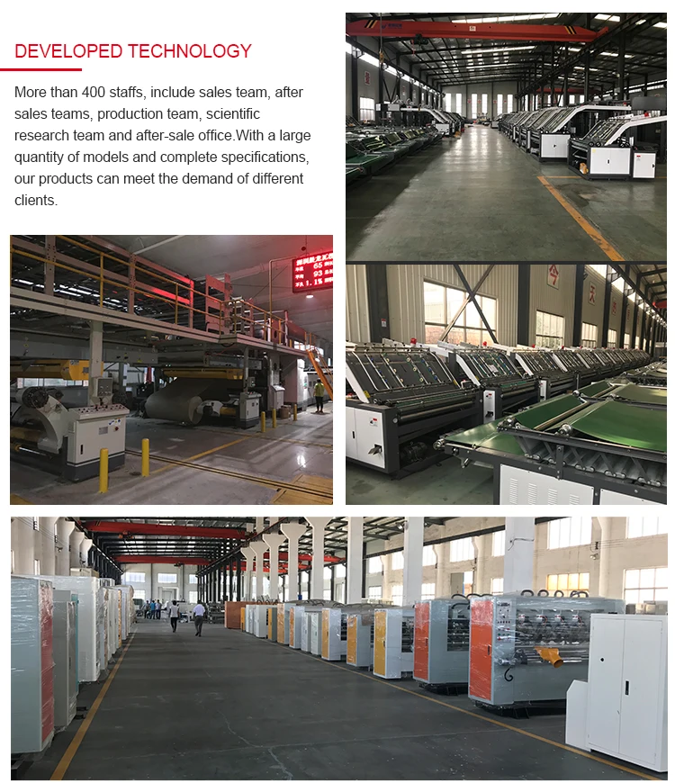 New factory sale hot cardboard flute laminating machine