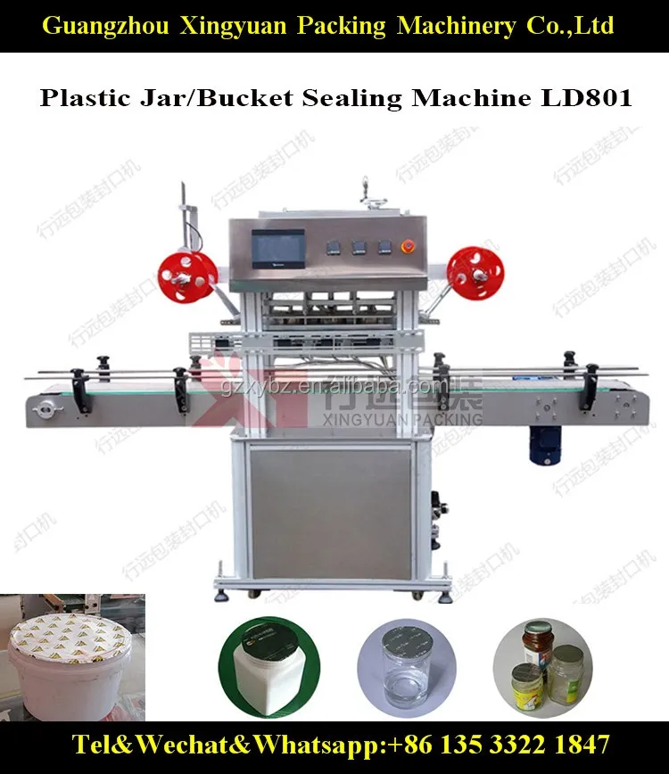 High Speed Automatic Line Type Plastic Jar Sealing Machine Customized Buy Automatic Sealing