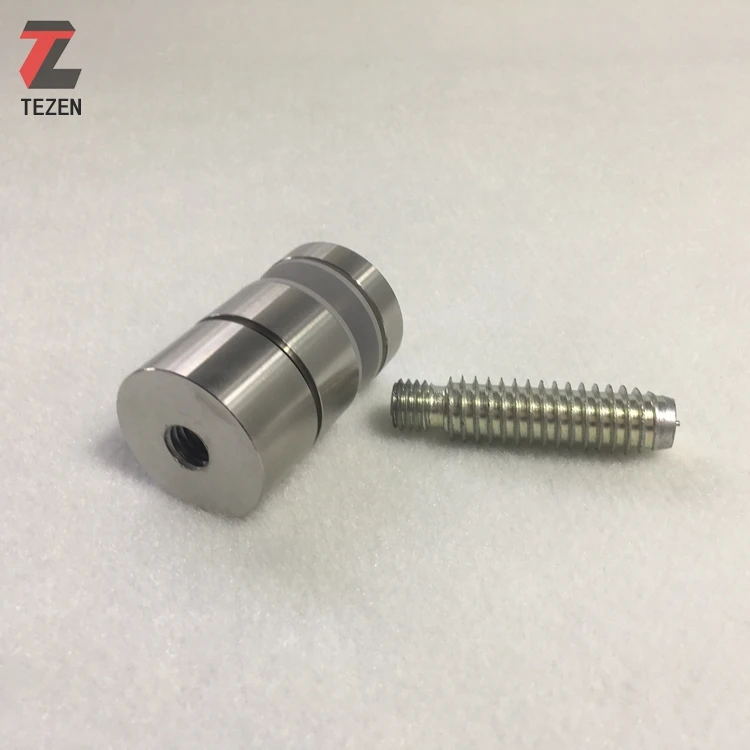 Stainless Steel Adjusted Long Screw/thread Standoffs For Glass Hardware