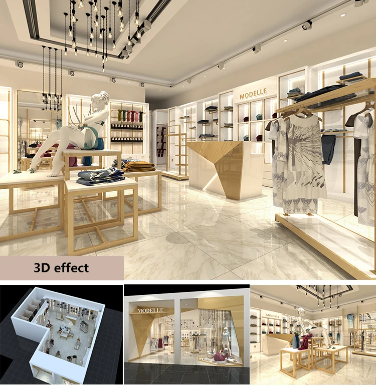 High End Garments Shop Design Lingerie Store Display Furniture Buy
