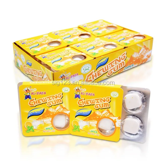 14g Sweet Lemon Mint Flavor Blister Pack Chewing Gum Buy Blister Pack