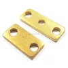 High precision nonstandard brass square hole washer shim gasket