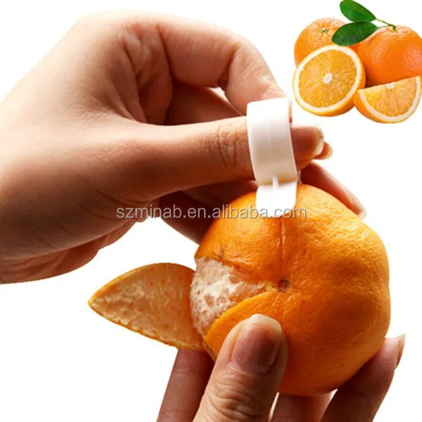 orange fruit peeler