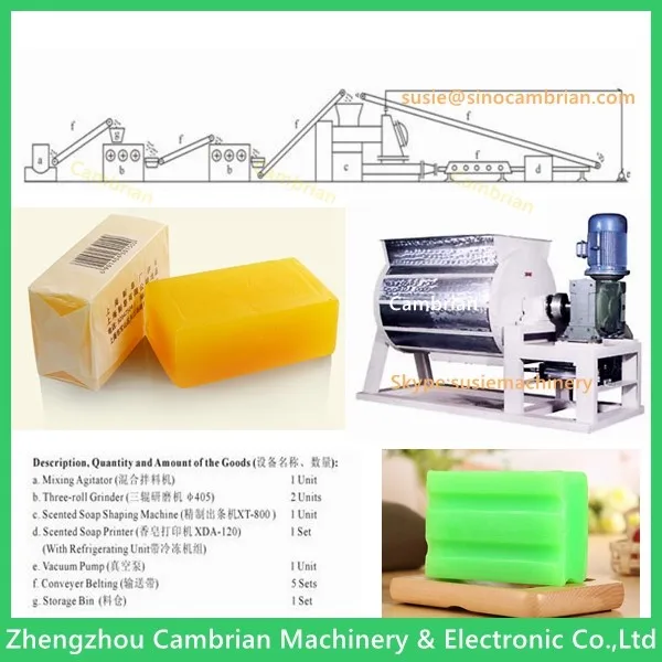 Extruding Soap Bar Soap Manufacturing Plant With Mixing And Grinding