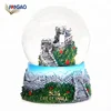 China memorial souvenir snowglobe custom The Great Wall promotional snow globe