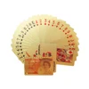Professional new full color design 57*87mm gold foil custom plastic printing playing cards manufacturer