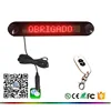 748 red LED programmable and scrolling message with mini RF remote controller LED car window sign