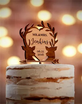 素朴な結婚式のケーキトッパーと鹿 Buy ウエディングケーキトッパー 素朴な結婚式のケーキトッパー ケーキトッパーと鹿 Product On Alibaba Com