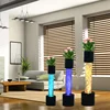led column / pillar with flower wedding decoration ideas for home