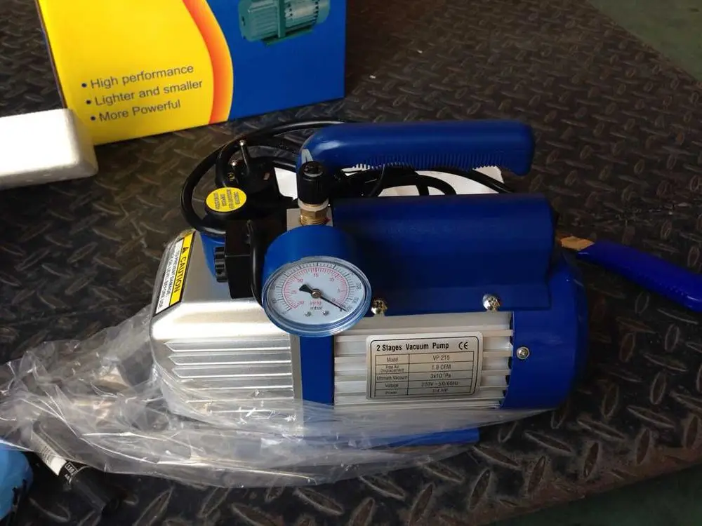 Single Stage Electric Vacuum Pump With Gauge Valve Buy Vacuum Pump
