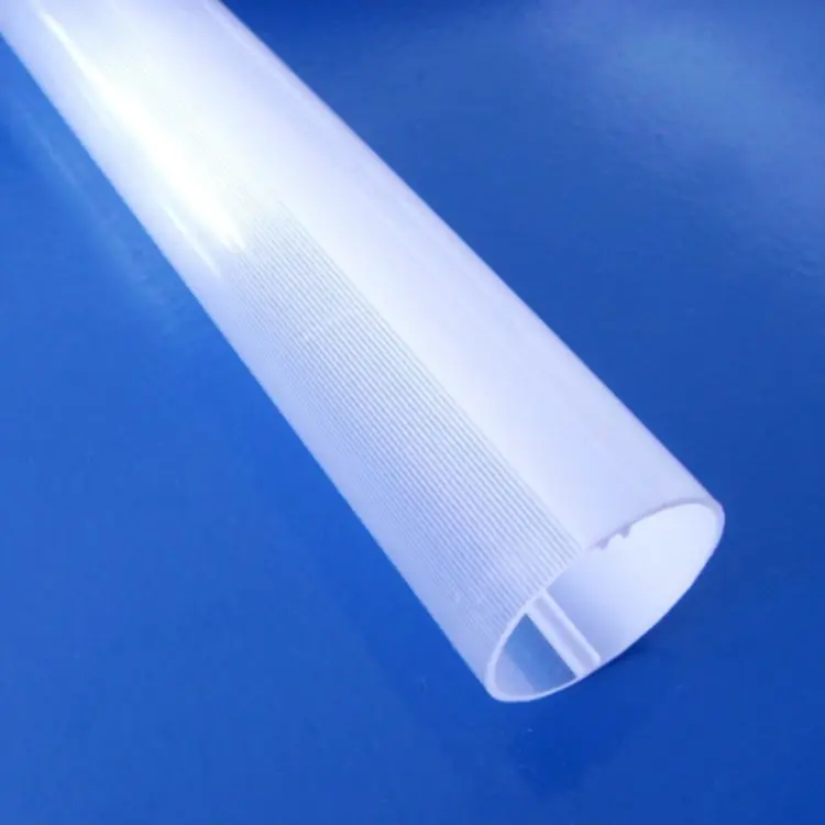 OEM/ODM PC LED light cover/ LED light opal polycarbonate tube /clear Polycarbonate  led diffuser tube