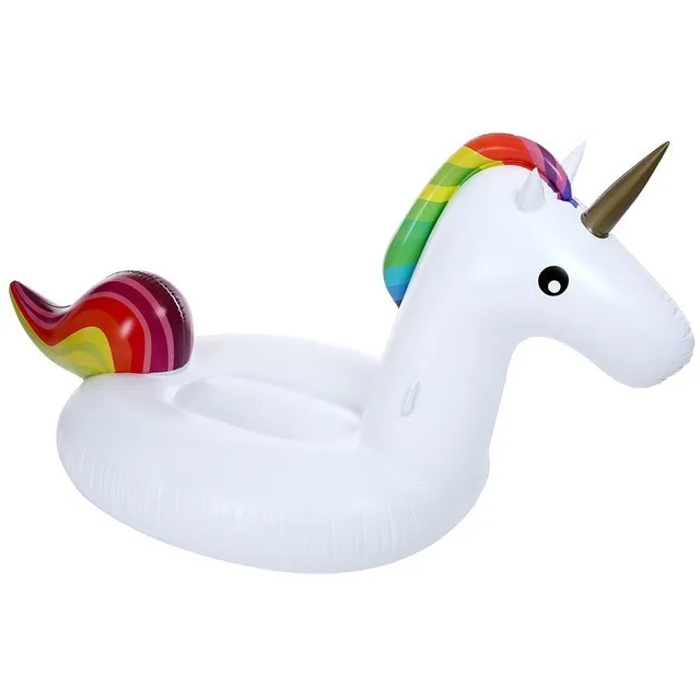 Inflatable Pool Floating Bed Water Unicorn Lounge Chair For Swimming ...