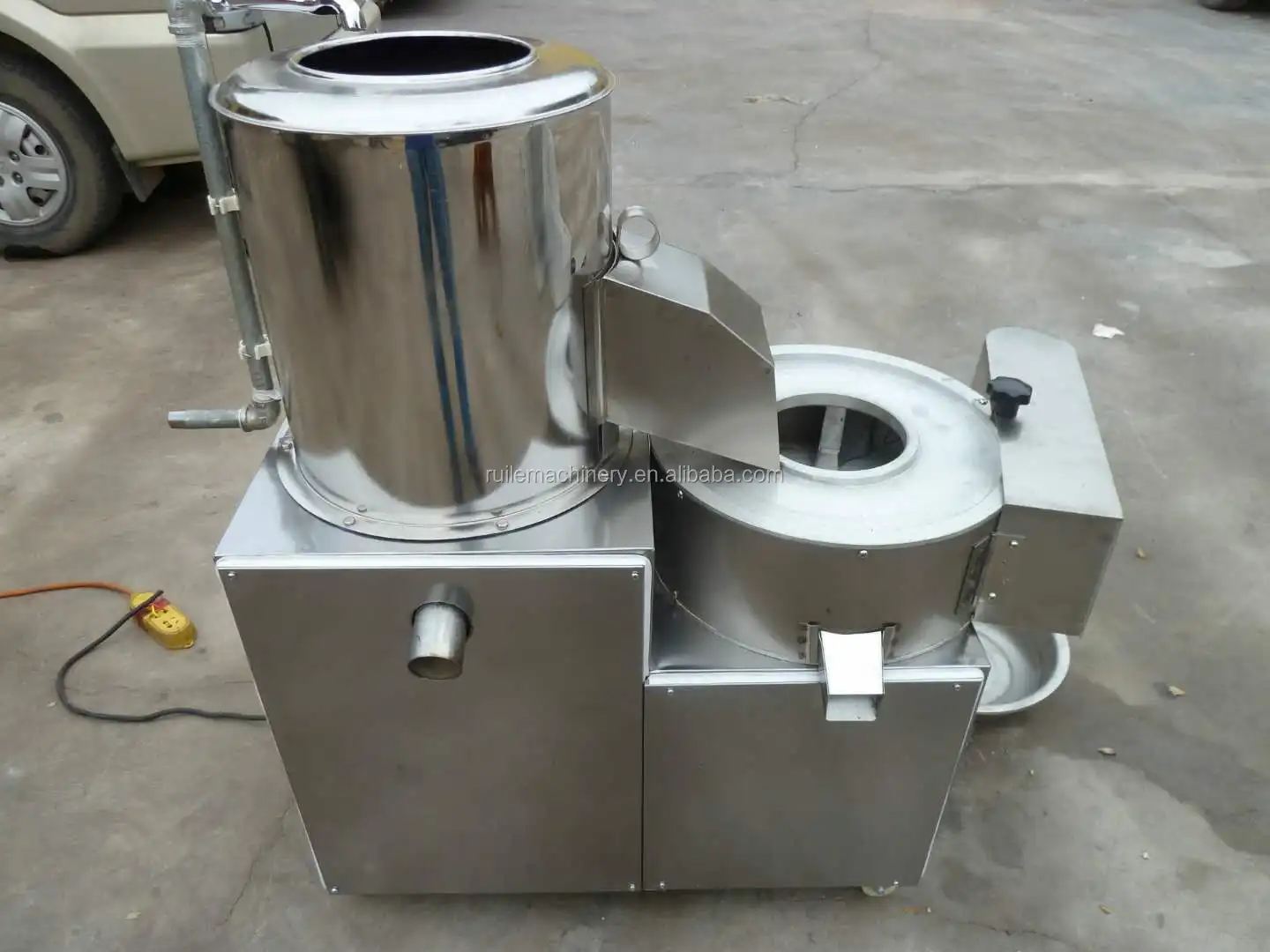 High Quality Multifuction Potato Washing Peeling Cutting Machine