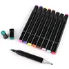 Promotion gift box double-end Fiber Based Artist Marker