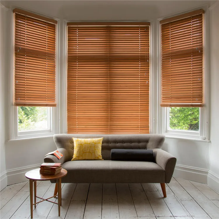 wooden blinds