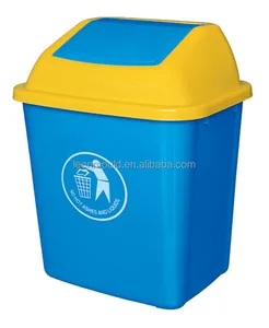 taizhou 15l/20l/25l/30l/50l plastic trash bins with dividers