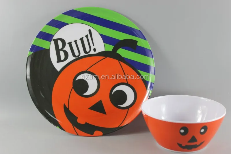 Hallowmas Day Melamine Salad bowl for Pumpkin Print