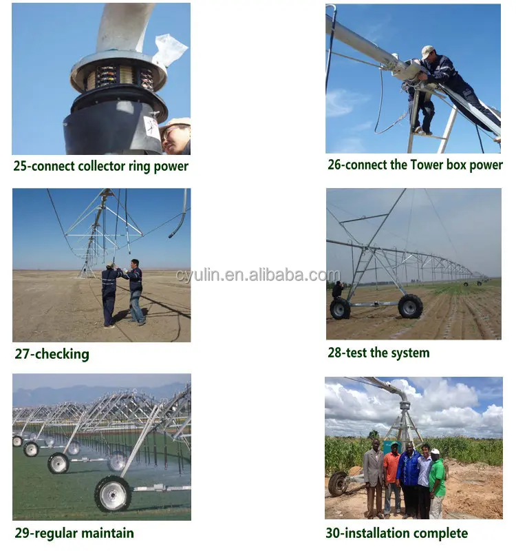 Latest Technology Center Pivot Irrigation System In China For