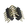 Double Plastic 2.0mm Pitch Right Angle Pin Header Connector