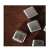 Inner Wall Brushed Design Whiskey Cooler Ice Cube Stone
