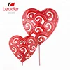 High-quality outdoor garden stake customized set of 2 metal heart garden stake