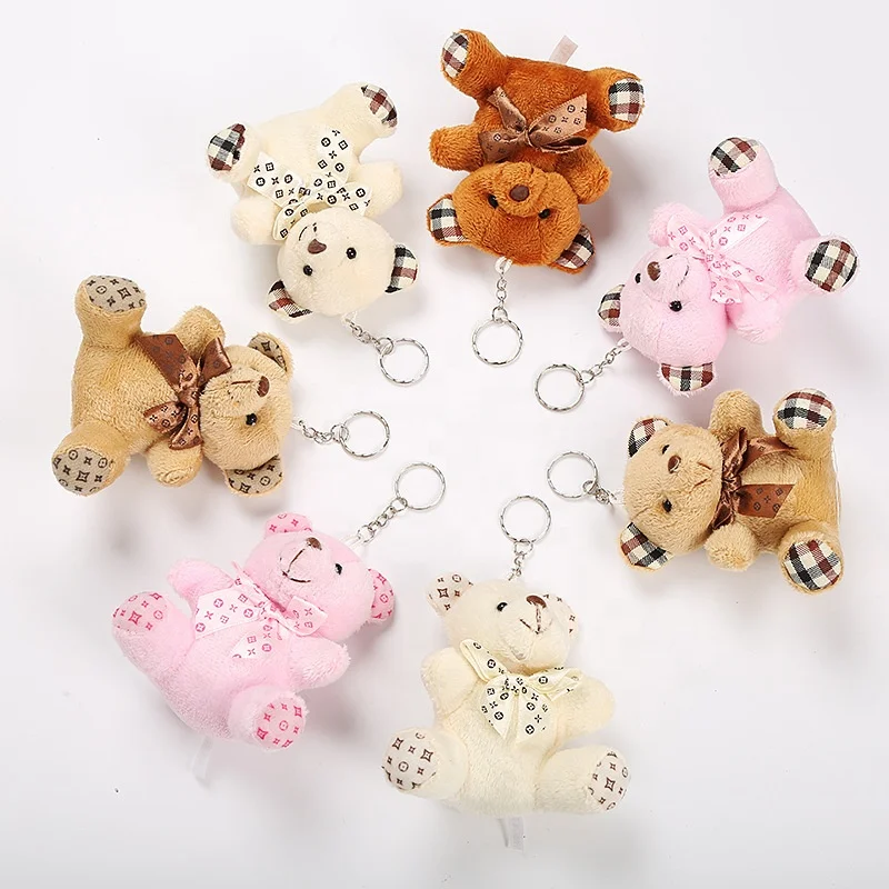 stuffed bear keychain