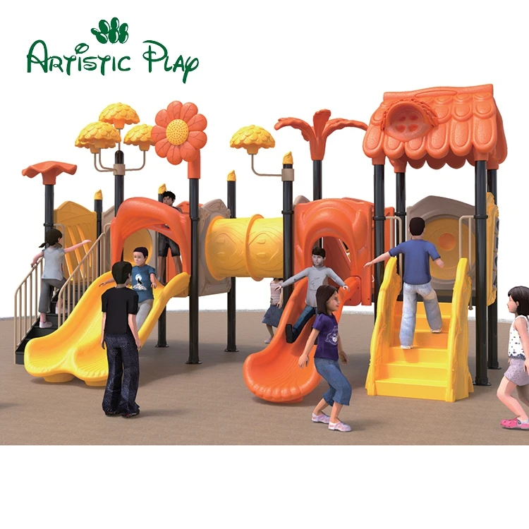 Design Amusement Park Kids Outdoor Toys Large Combination Slides