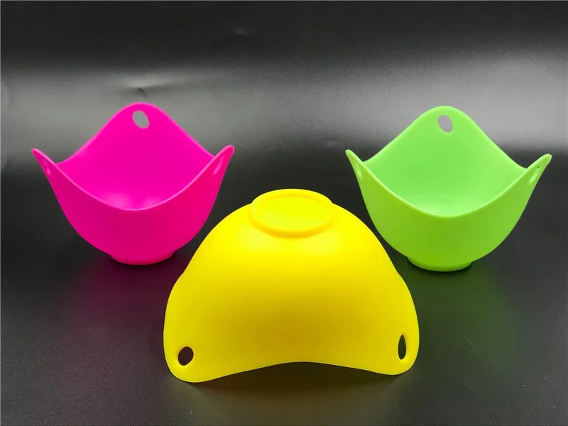 Silicone Egg Poacher Egg Poaching Cups With Buildin Ring Standers,For