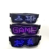 Rechargeable Bluetooth App Control Customized Scrolling LED Message Glasses LED Party DIY Edit LED Message DIY Eyeglasses