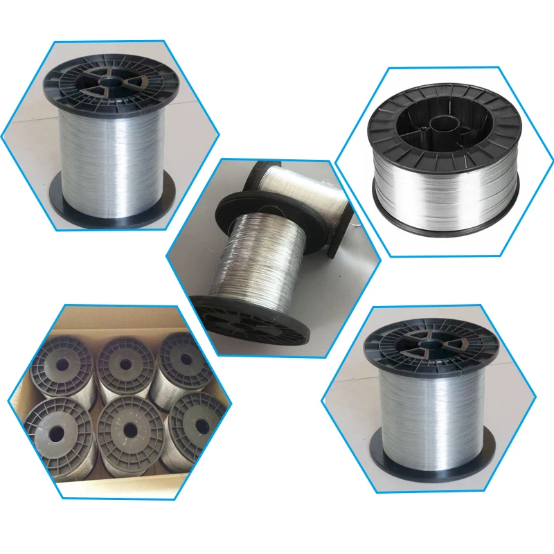 Stainless Steel Scourer Wire With Spool And Galvanized Thin Wire With