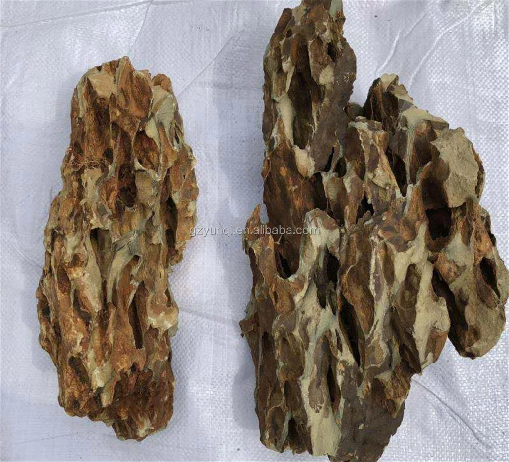 Natural Slate Stone Rocks Aquarium Dragon Stone For Decoration