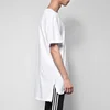 2019 fashion classic plain Front Short Back Long Solid plus long short sleeve TEE shirt longline t shirts grey white extended