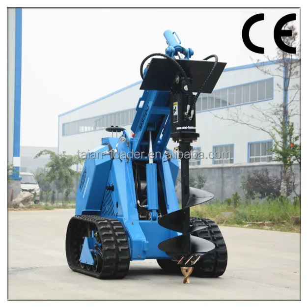 chinese mini loader MS500 concrete mixer loader small bucket loader for