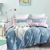 KOSMOS fabric for making tablecloth 100% cotton quilt bed cover 3/4pcs bedding set reactive printed bed sheets