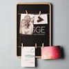 2019 Custom Design Recordable Message Wooden Clips Photo Frame for Bedroom Living Room Decor