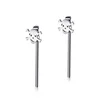 Personality Creative Pirate Banner Jewelry Night Club Jewellery 316L Stainless Steel Men Skull Earring
