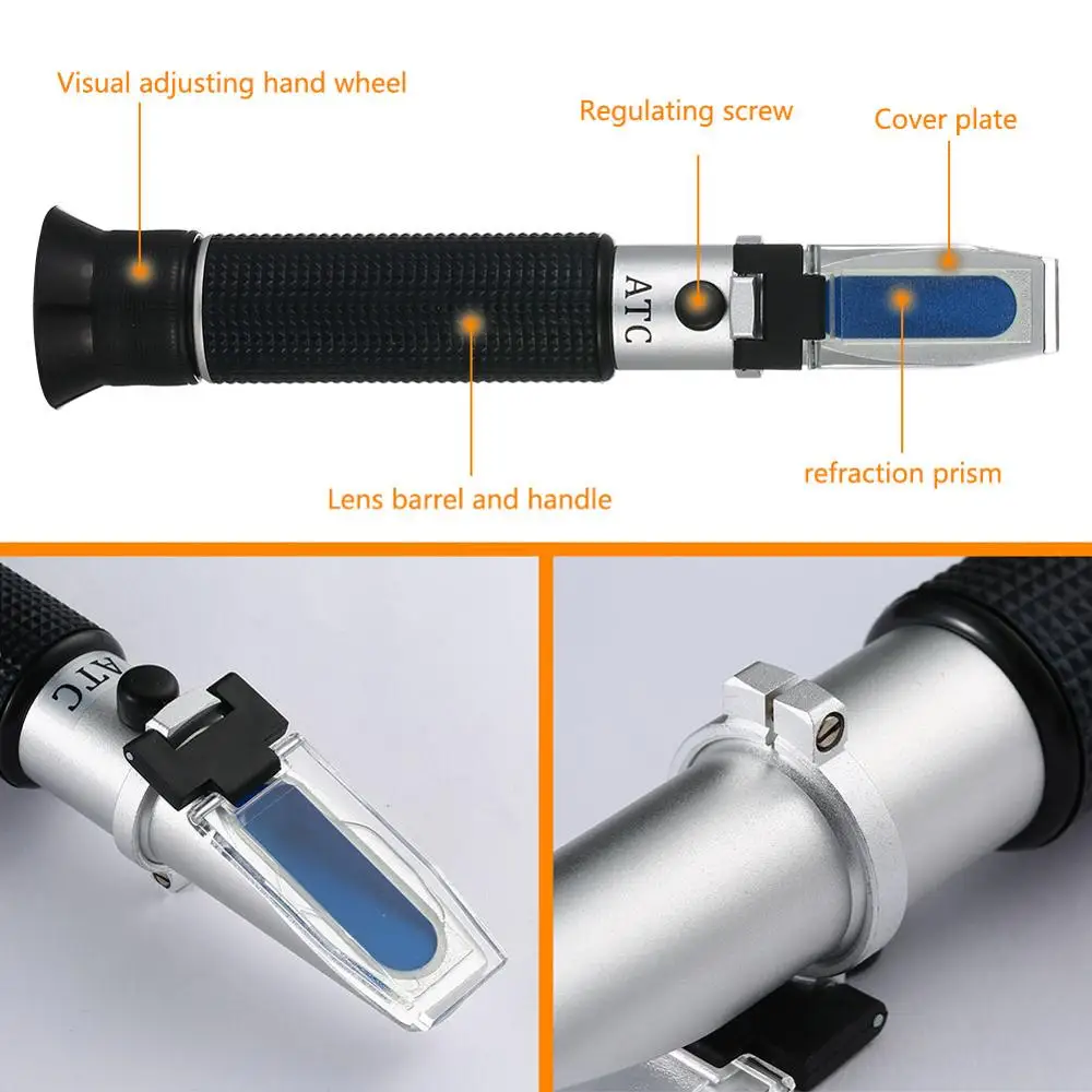 Hand Held Salt Refractometer Salinity Digital Refractometer Price Salt Refractometer For