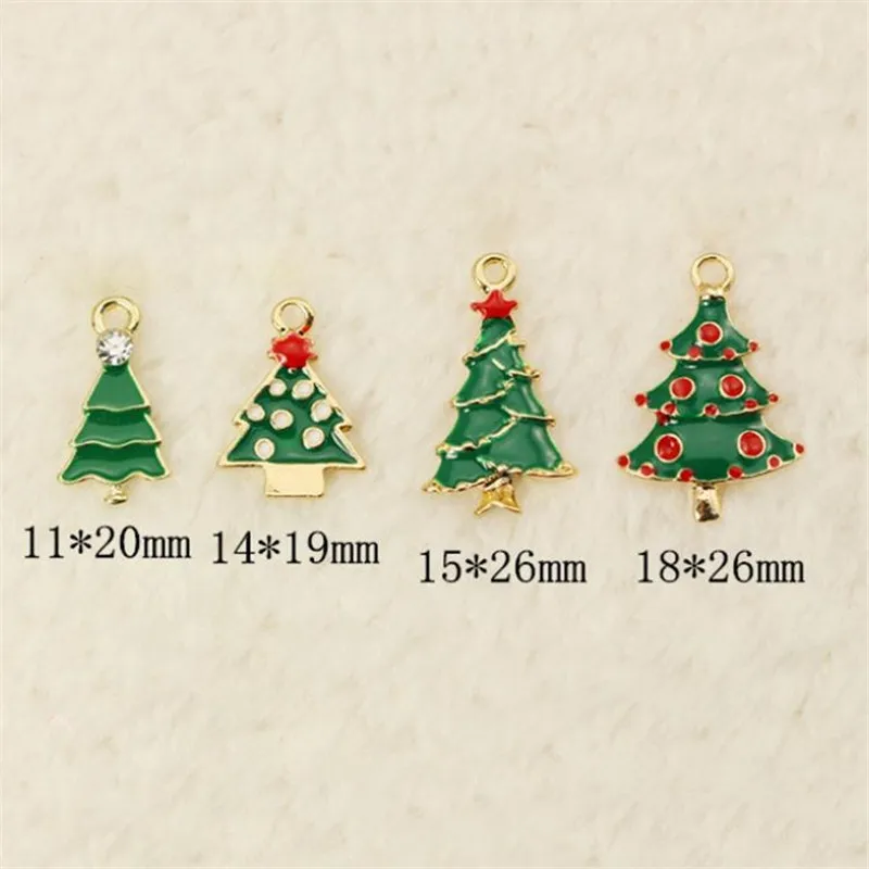 19pcs Mixed Christmas Hanging Ornaments DIY Jewellery Pendants Xmas Decoration