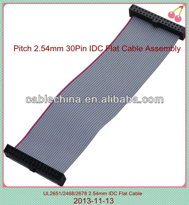 10 Pin 1.27mm Flat Ribbon Cable,2.54mm Idc Flat Ribbon Cable,Ul2651 1