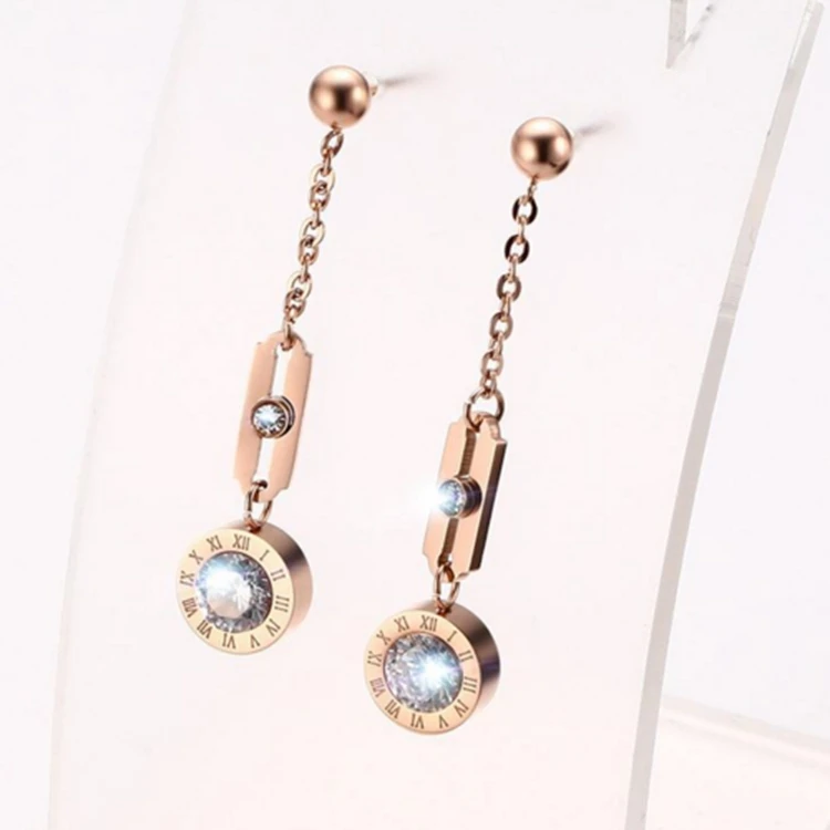 Funky Saudi Arabia Gold Earrings Girls Cz Wedding Jewellery Earrings