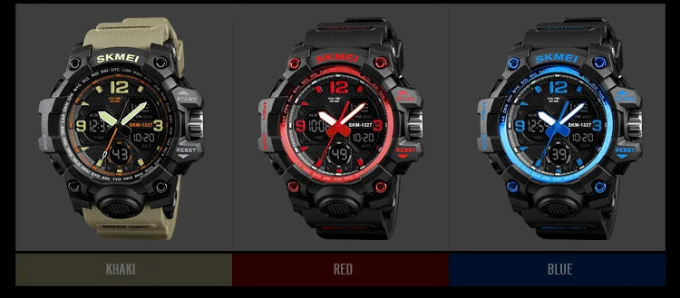 Мода 2018 SKMEI 1327 военные цифровые спортивные наручные часы для мужчин и женщин Montre Femme