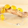 10*14 925 Sterling Silver Bracelet Blank Settings Oval Cabochon Opal Agate Amber Setting DIY Stone
