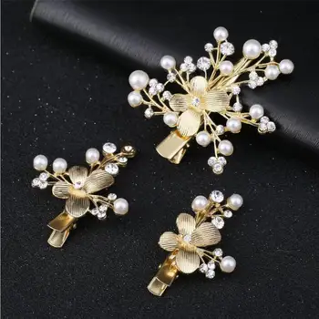 New Design 3pcs Gold Leaf Hair Clips Women Hairpins Hair Accessories Hair Styling Tools Fashion Barrette Wedding Hairpins View Hair Clip Ycol