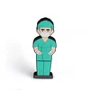 Custom 2D character usb flash drive Doctor/ Nurse/ Policeman/ Worker/ Teacher/ Lawyer Shape memory stick