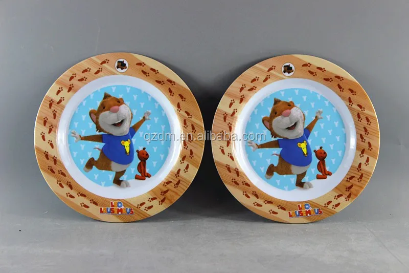8 Inch Melamine Round Plates With OEM Design