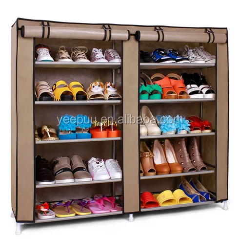 shoe storage fold portable magic organizer rack