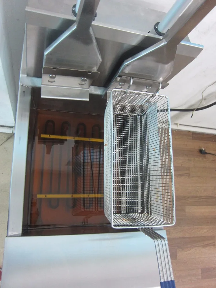 Frymaster With Oil Filtration System Automatic Deep Automatic Basket Lift Open