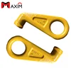 Yellow Painting 4 Sets 90 Degree Straight Lift Container Hook
